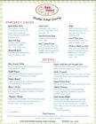 Apple Walnut Cafe menu page with logo